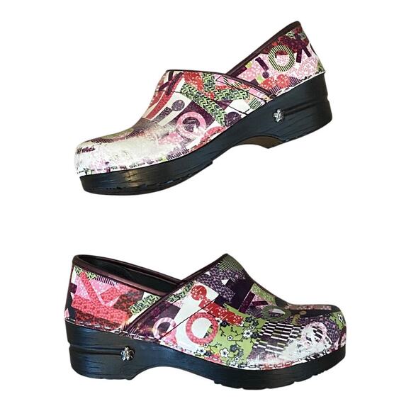Koi by Sanita Professional Nurse Clogs Women’s EU 35 Colorful Patent Leather - Picture 15 of 15